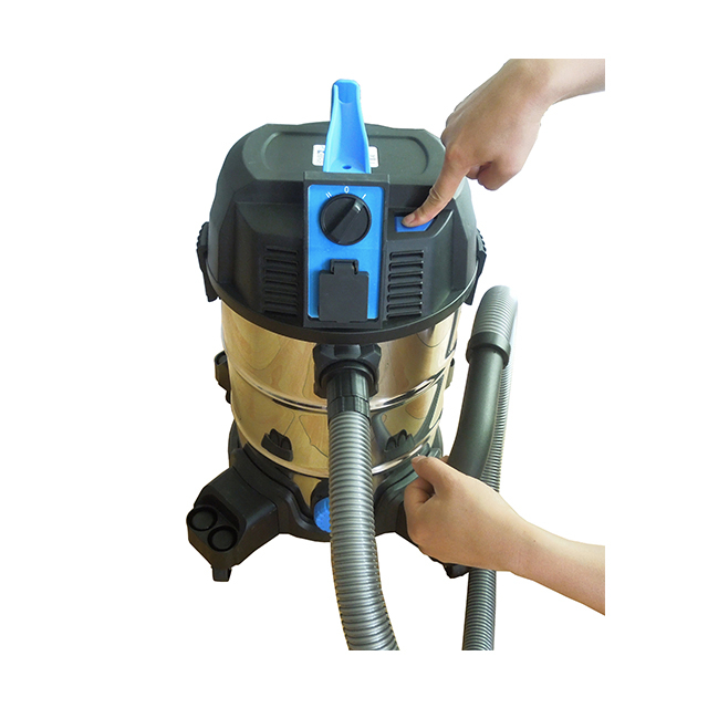 306 35L roestvrijstalen tank Elektrische nat- en droogstofzuiger met druk- en reinigingsknop