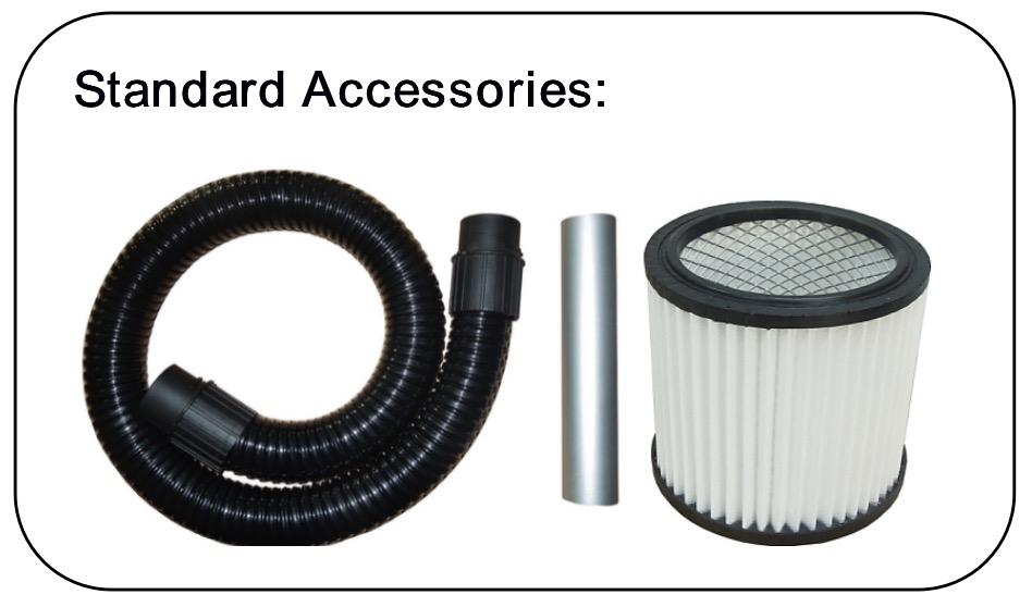 Elektrische as stofzuiger